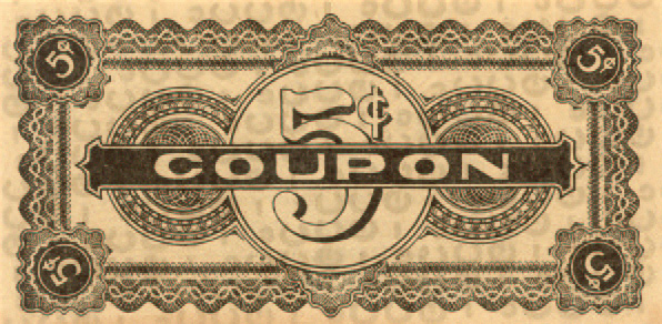 Garnet Carter Co Coupon 5 cent back
